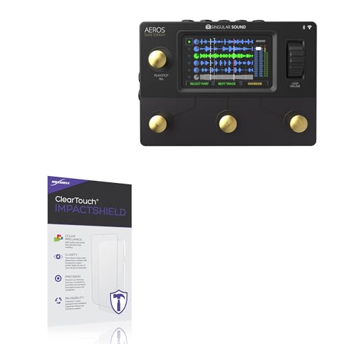 BoxWave Screen Protector Compatible with Singular Sound Aeros Gold Edition - ClearTouch ImpactShield (2-Pack), Impenetrable Screen Protector Flexible Film