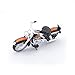 Maisto 1948 Ford F-1 Pickup Truck with 1958 Harley Davidson FLH Duo Glide Motorcycle Orange and Black 1/24 Diecast Models