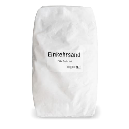 Fugensand Quarzsand Sand Einkehrsand Pflasterfugensand Fugenmasse Für Unkrautfreie Fugen Zum Einkehren in Pflaster 0-1mm 25kg Sack / 1 Karton Wolff & Müller