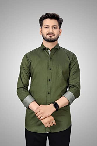 Image of Men's Slim Fit Full Sleeves Casual Shirt