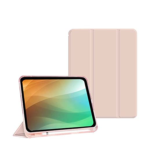 BXGH iPad Pro 11 Inch Case 2022(4th Gen)/2021(3rd Gen) with Pen Holder, Trifold Stand Smart Case with Soft TPU Backing