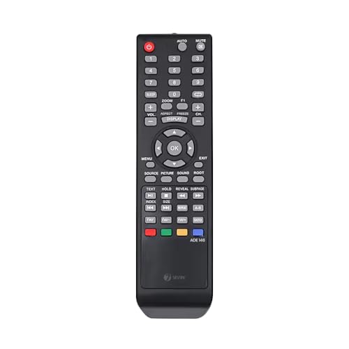 Image of 7SEVEN Compatible with VU Lloyd Hisense Impex Micromax Smart TV Remote Control Model EN-83801 Suitable for LED LCD HD Ready Television - Match Keys Exactly with Existing Remote Controller