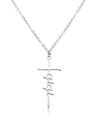 4.Gigi Letter Cross Necklace