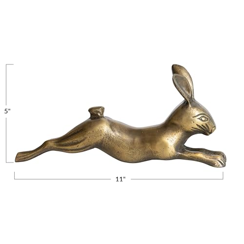 Lapin décoratif en métal gaufré pour une atmosphère poétique