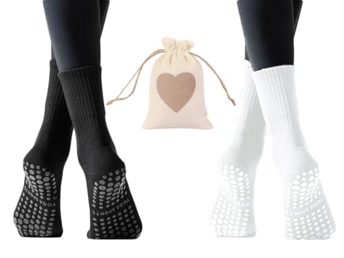 Image of Women Grips Non Slip Yoga Socks Pilates Pure Barre Ballet Dance Anti Slip Socks