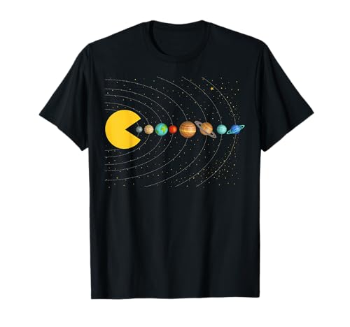 Solar System Astronomy Space Video Games Funny Gifts Graphic T-Shirt