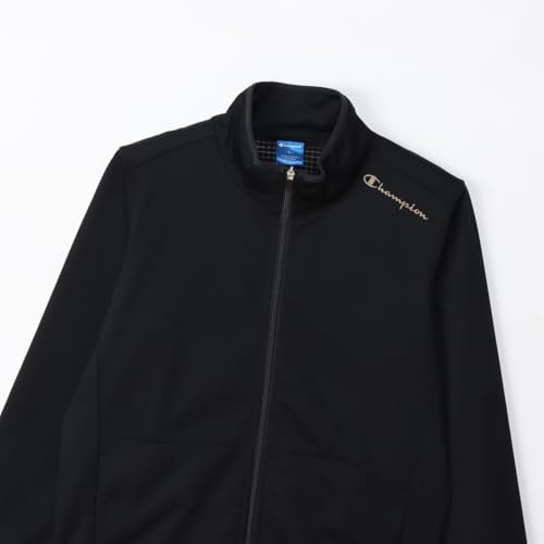 Amazon | STAND ZIP JACKET 長袖 刺繡 スタンドジップジャケット