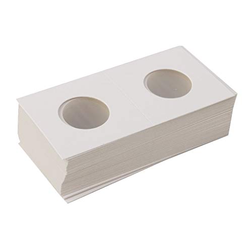 UKD pulabo 50Pc 2×2 Cardboard Coin Holders Flips Coin Supplies...