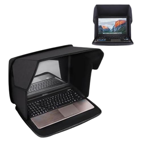 Parasole per computer - Parasole per laptop Schermo antiabbagliamento per la privacy per la valutazione | Costruzione resistente ed elegante con ad angolo regolabile e modulo cappuccio per picn