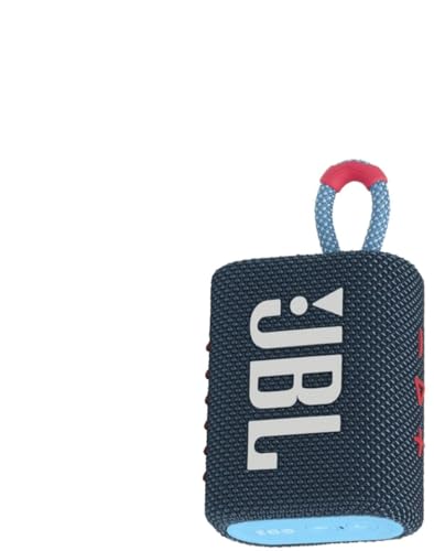 Image of JBL Go 3 Portable Waterproof Wireless IP67 Dustproof Outdoor Bluetooth Speaker (Blue Pink)