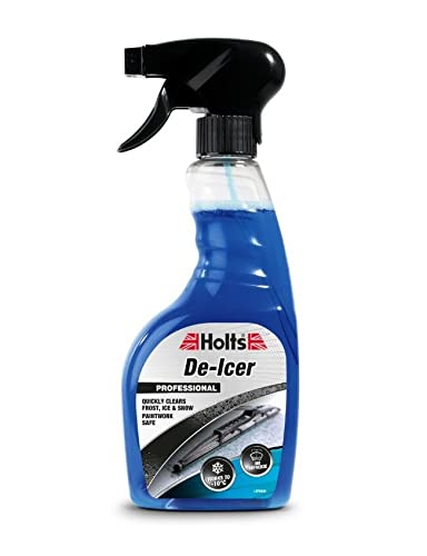 Holts – De-Icer Trigger Spray - 500ml Bottle Spray – Melts ice down to -10 - Quickly Clears Frost and Ice.