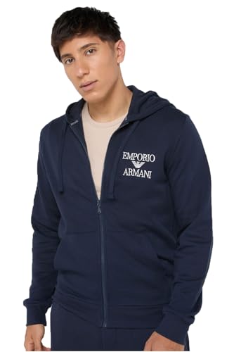 Emporio Armani Men's Iconic Terry Zip Up Hoodie