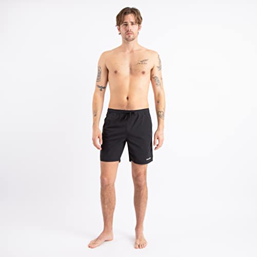 Banks Journal Label Elastic Boardshort for Men, Cotton Men’s Shorts for Swimming, Surfing, Beach3