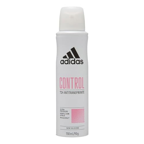 adidas Desodorante Aerossol Control Feminino Adidas Branco 150 Ml