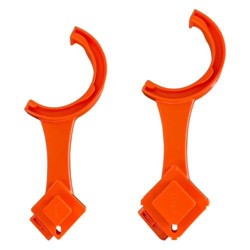 Image of smilfuy 2PCS RV Sewer Hose Fitting Wrench - Fits 3 inch& 4 inch Male /Female Camper Sewer Caps - Multi-Purpose RV Sewer Wrench to Connect and Disconnect Sewer Hoses - Universal RV Sewer Hose Wrench Tool Kit