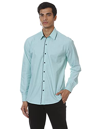 Image of SHIRT THEORY Solid Cotton Full Sleeves Casual Shirt for Men II Premium Cotton Shirt II Stylish Shirt for Men II Men Casual Shirt II Luxury Shirts ||