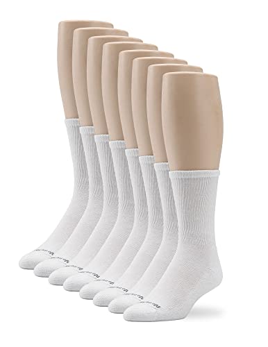 No Nonsense womens Cushion Crew Sock 8 Pair Pack