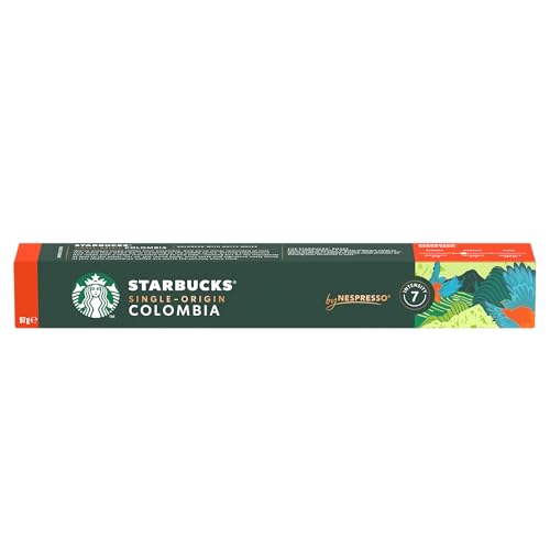 Image of Starbucks by Nespresso Single Origin Colombia Coffee Pods 10 Capsules,57 Grams