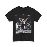 The Shot' Connecticut Basketball T-Shirt - Connecticut Basketball BM24 Shirt, Black, 2XL