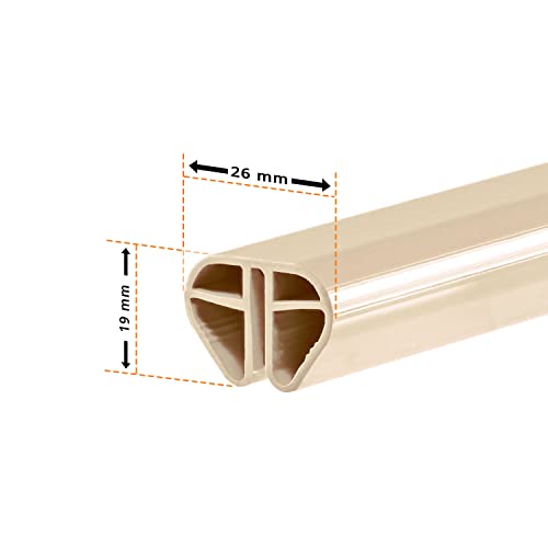 Pool Folie 0,6 mm Sand inkl. Basic Handlauf Sand für Rundpool 350 x 120 cm Set Innenhülle Auskleidung Innenfolie Poolplane Plane – Bild 3