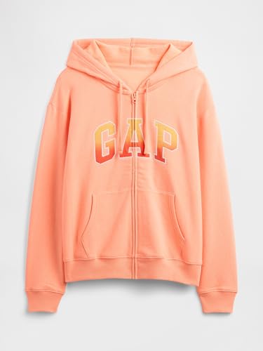 Image of GAP Women's Logo Hoodie Hooded Full Zip Sweatshirt