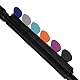 Hsthe Sea Pick-Halter, Mikrofonständer, Gummi-Gitarrenplektren, Klemmclip für bis zu 6 Paddel