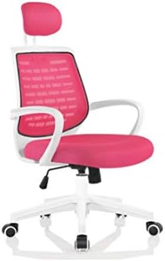 Mesh High Back Super Soft Gray Rotating Office Chair with Support and Fixed Armrest(D)