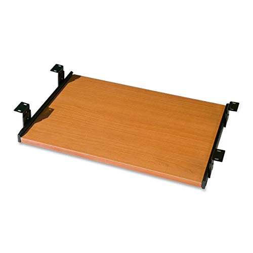 Ganga Heavy Duty Desk Wooden Keyboard Tray with Height Adjustable – Perfect for Office & Home (Golden, 11 x 20 Inches)