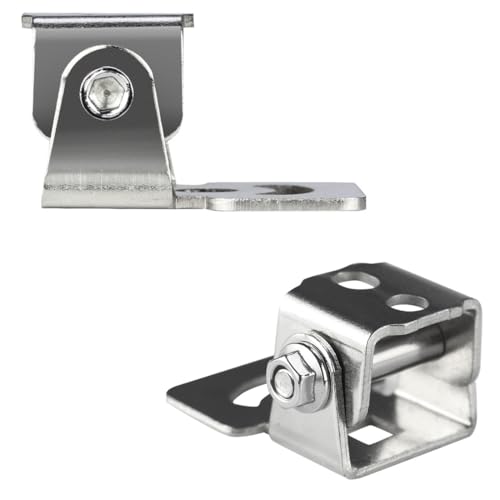 YehVeh 2 Pack Motorcycle Driving Light Mount Bracket Adjustable Stand Holder Plates for Motor Spotlight Headlight Led Auxiliary Pods Light Fog Lights ATV Truck Dirt Bike Off Road SUV Boat