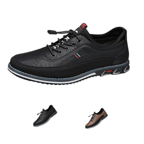 Men's Oxford Dress Shoes - Casual Dress Shoes for Men, Fashion Lace-Up Walking Sneakers