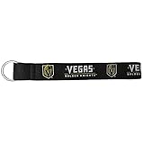 NHL Vegas Golden Knights Unisex Siskiyou SportsLanyard Key Chain, Black, One Size