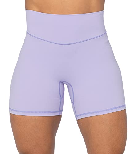 Image of Sunzel No Front Seam High Waist Biker Shorts for Women, Squat Proof Yoga Workout Gym Bike Shorts | 3, 5 Or 8-Inch Inseam, High Waisted, Tummy Control, No Front Seam, Buttery Soft, Compression Fit, Squat Proof