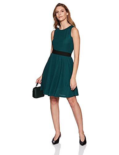 Image of Miss Olive Women's Crepe Skater Knee-Length Dress