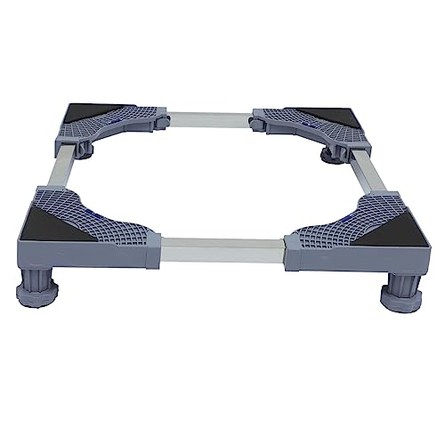 VALICLUD Base para Lavadora y Frigorífico con Ruedas Móviles Soporte Vibración y Reducción de Ruido Compatible con Secadoras y Electrodomésticos Portátiles Estructura Resistente y Fácil de