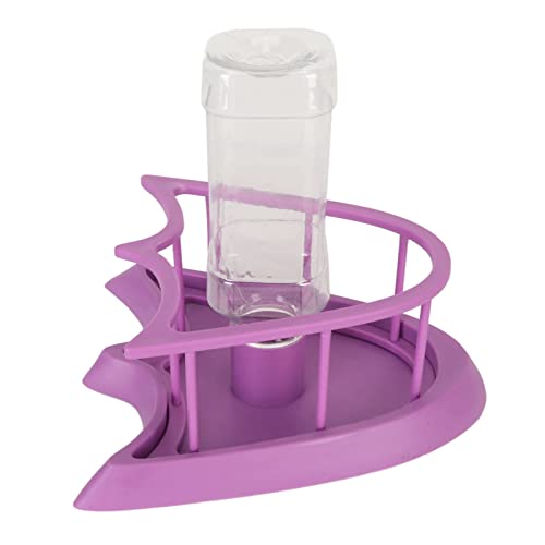 Yctze Distributeur d'eau Automatique pour Reptiles – Distributeur de Clôture Violet Sûr avec Bouteille pour Lézards et Fournitures pour Reptiles (L NW-13)