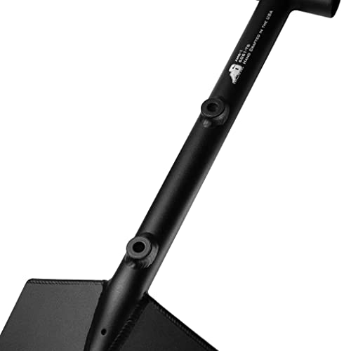 Agency 6 Adventure Mini Shovel (AMS-1) Powered Coated Wrinkle Black Finish - Lightweight Aluminum Hand-Welded Mini Shovel for Off-Road use - Made in USA