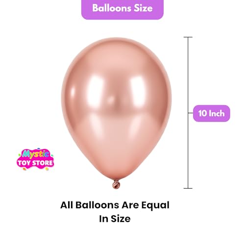 Image of Happy Birthday Decoration Kit for Baby Teenage Girls Men Women Adults Home Table Year With 30 Pc Pink Purple Rose Gold Balloons 1 Pc Rose Gold Happy Birthday Cursive Banner Items Set Combo