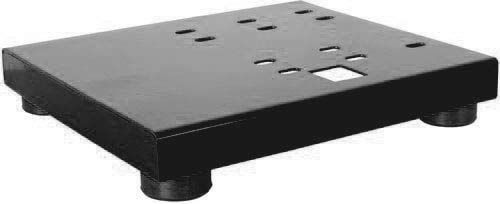 Miniatura 4 de Marco de placa deslizante para hidrolimpiadora, acero pintado con patas de goma, 13-34" x 16-14" (acero)