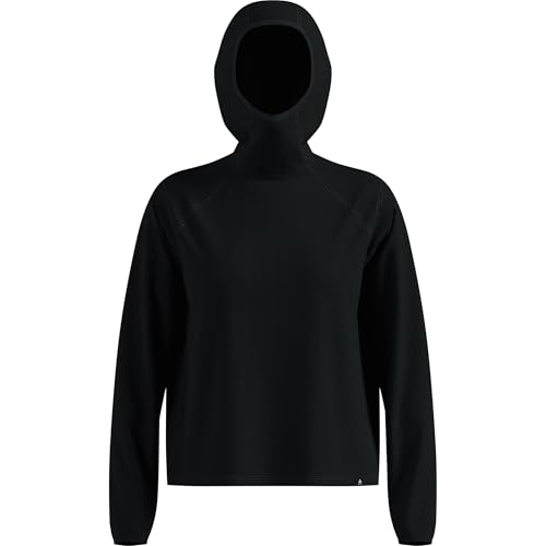 Sweat à capuche Odlo femme contre le froid : t-shirt de randonnée respirant manches longues