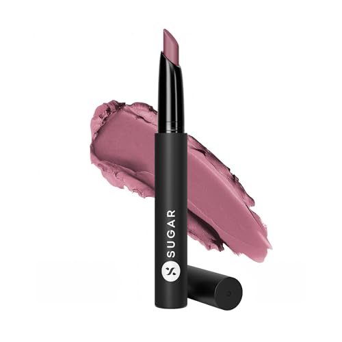 Image of SUGAR Cosmetics Matte Attack Lipstick for Women | Transferproof & Smudgeproof | Lasts upto 12hrs | Enriched With Jojoba Oil | 2gm - Peachwood Mac