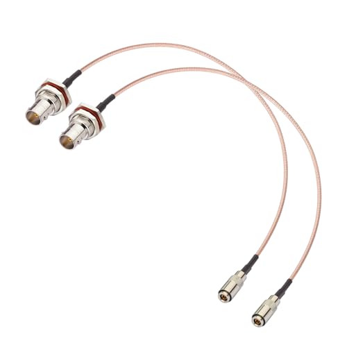 Cable SDI DIN 1.0/2.3 a BNC hembra RG179D Superbat de 75 ohmios y 12 pulgadas paquete de 2
