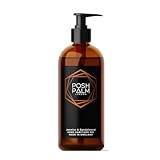Posh Palm Sandalwood & Jasmine Hand Sanitiser Gel 500ml - Luxury Hand Sanitiser Made in UK, Moisturising Formula for Soft Skin, Premium Scented for Elegant Protection