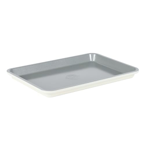 Sur La Table Kitchen Essentials Bake Sale 13 X 9 Inch PFOA, PFAS, PTFE Free Nonstick Cookie/Baking Sheet - Linen White