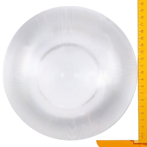 Image of 1Pc Fresnel Lens, Acrylic Lens, Diameter 200mm (7.9'') Optical 3D Lens, Clear Plastic PMMA Lens for Physics Classroom, Focal Length 100mm