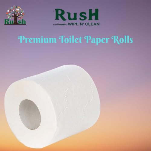 Image of Rush Premium Toilet Tissue Roll Paper (6 Pcs, 200 Pulls)