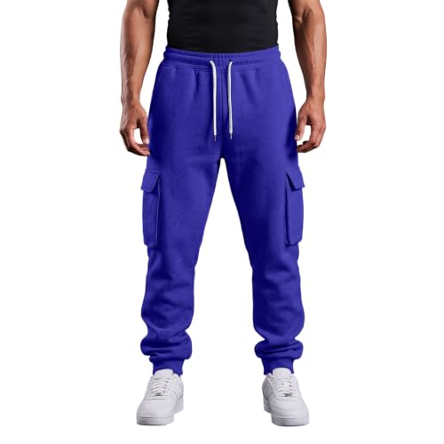 Men's Cargo Pants Baggy High Waisted Pants with Pockets Work Trousers - image 3