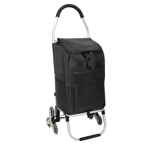 Carretilla plegable para compras con bolsa impermeable miniatura 1
