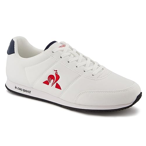 Le Coq Sportif Racerone Tricolore Optical White:, Zapatillas Unisex Adulto, Blanco, 41 EU