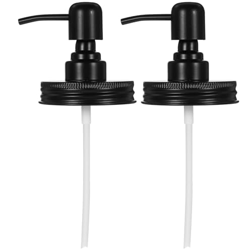 SUPVOX 2 Stück Mason Jar Ersatz Pumpdeckel 7cm Edelstahl 304...