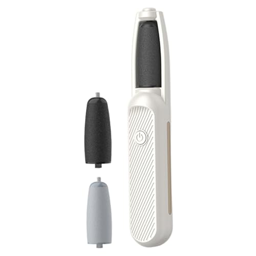 Lima eléctrica para pies, removedor de callos eléctrico de 3 engranajes con 2 rodillos, removedor de callos portátil recargable por USB resistente al agua para pies